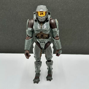 Halo 2 Series Steel Gray White Stripe Spartan 8" Action Figure Joyride 2004